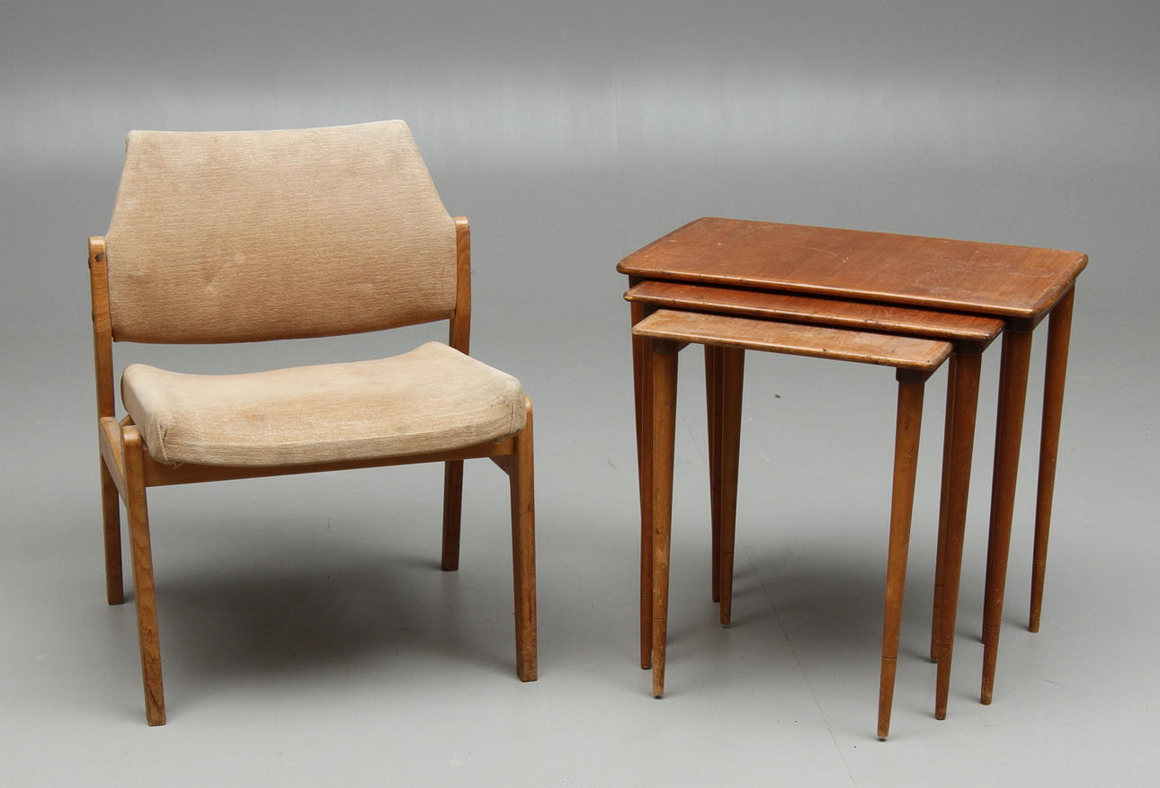 SATSBORD och STOL, 1950/60-tal.