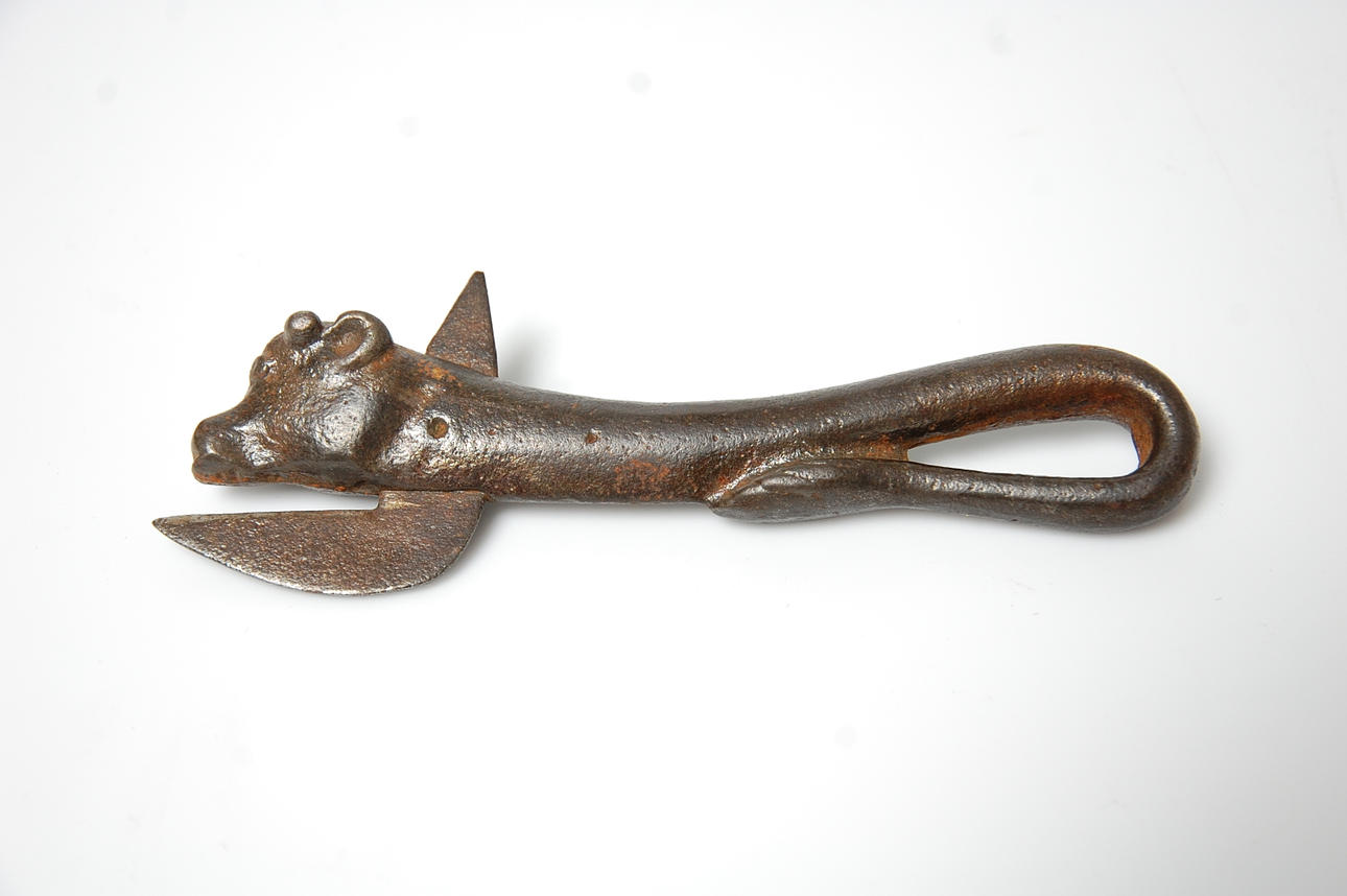 KONSERVÖPPNARE, gjutjärn, smide, England, 1800-tal.