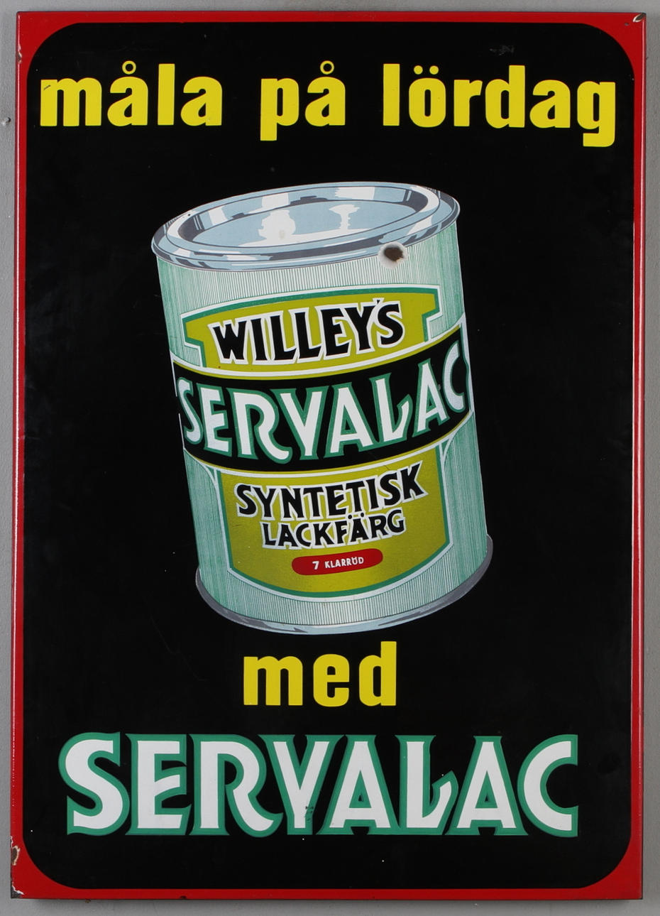 EMALJSKYLT, "Willey´s Servalac", Omkring 1900-talets mitt.