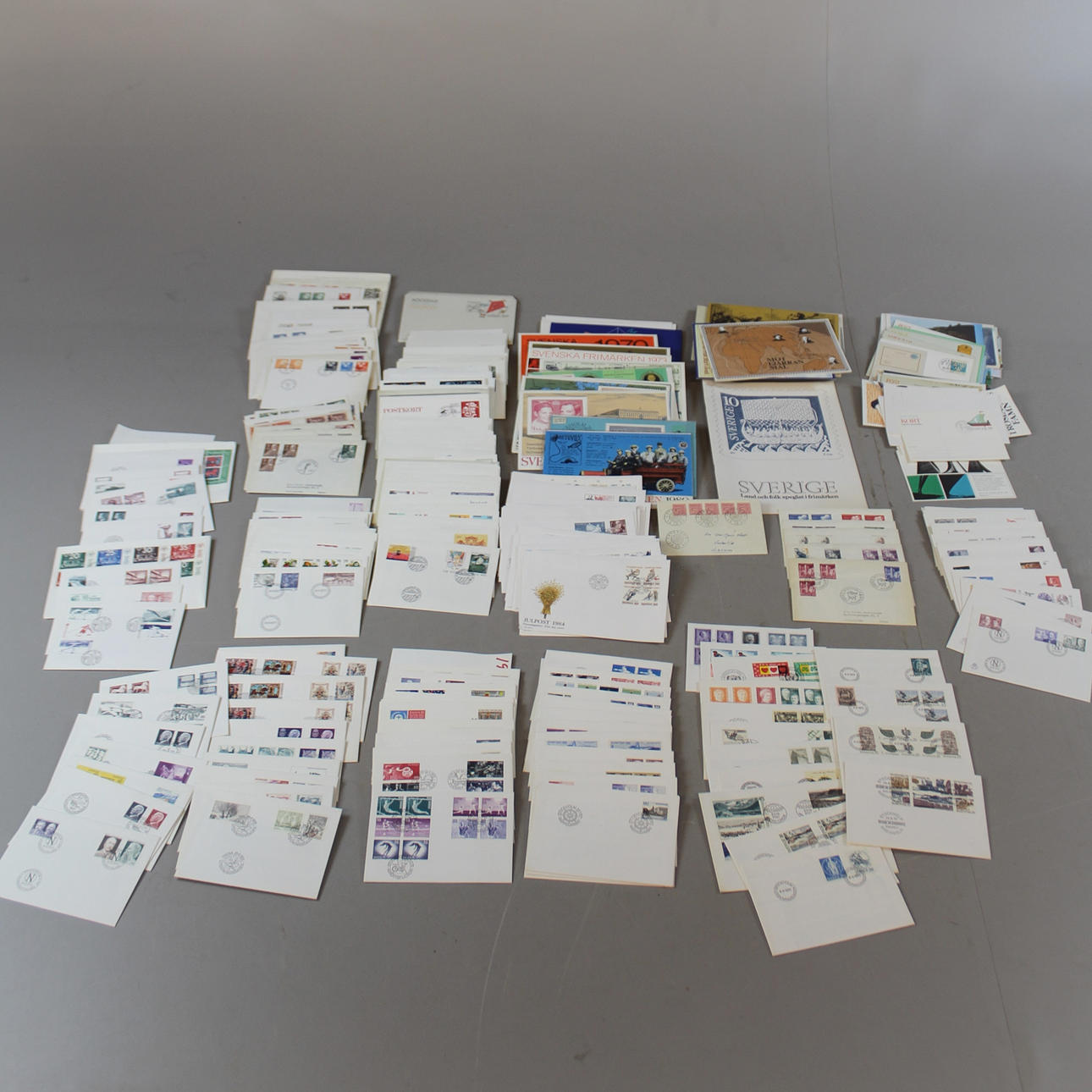 FØRSTEDAGSBREV, +FREMÆRKER, Sverige.