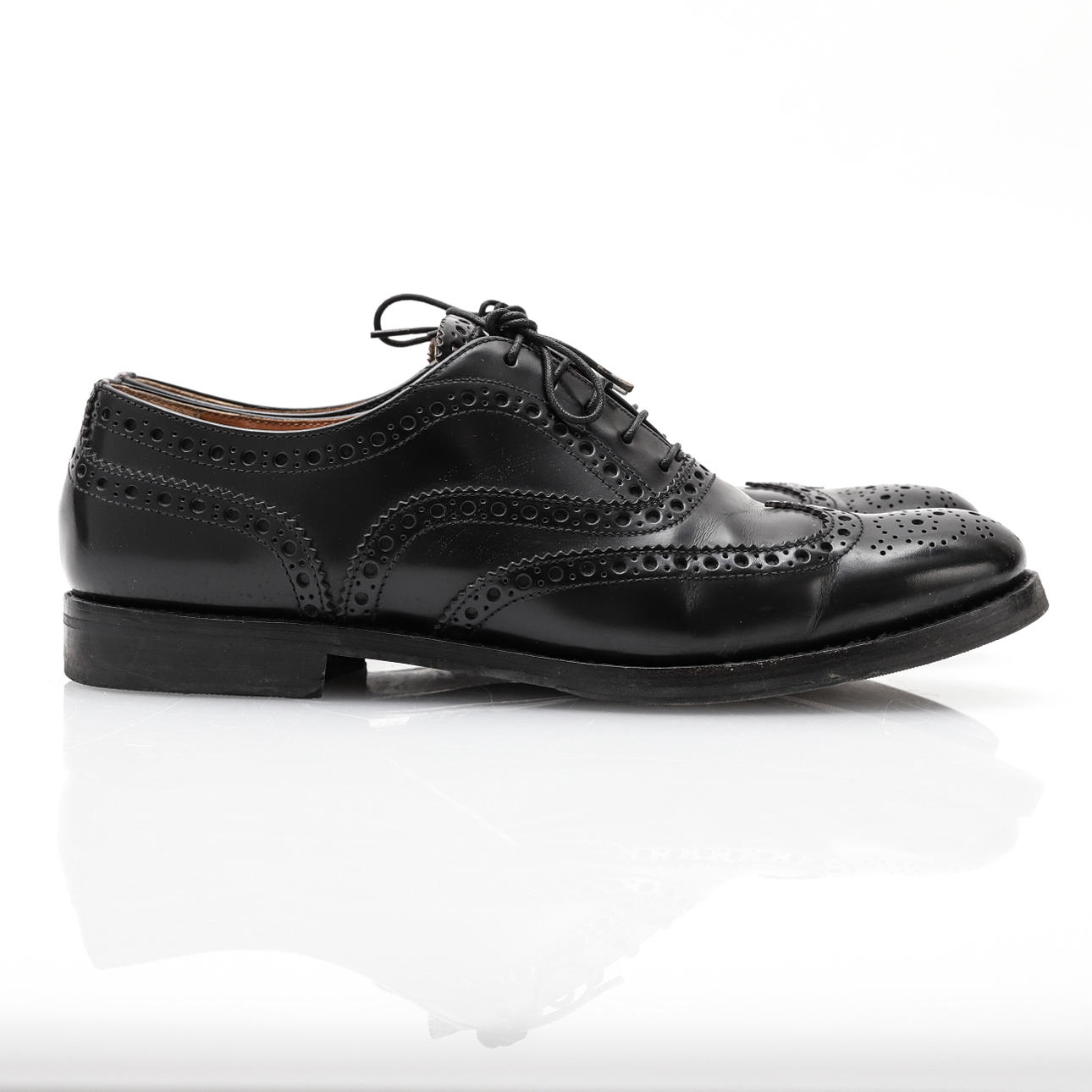 Church's Binder Polished Burwood Brogue Oxford | Black Light Shoes