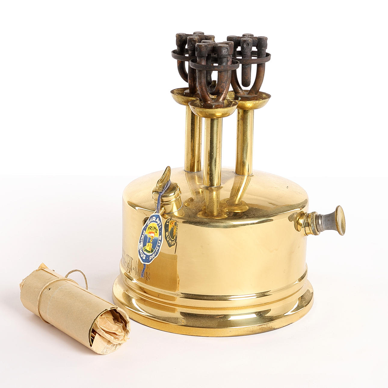 BURNER, Primus No 734, brass, 1950s.