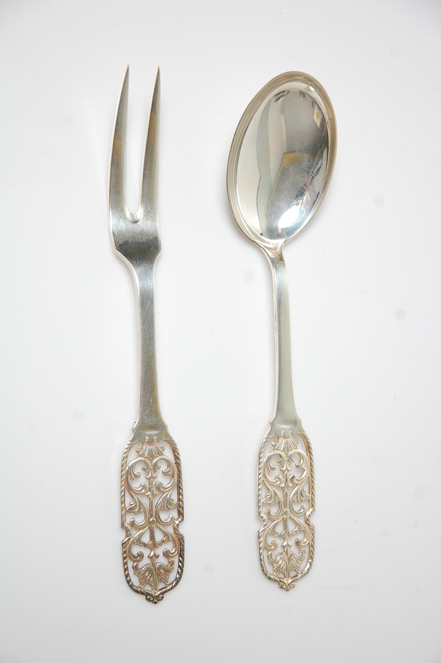 SALLADSBESTICK, silver.