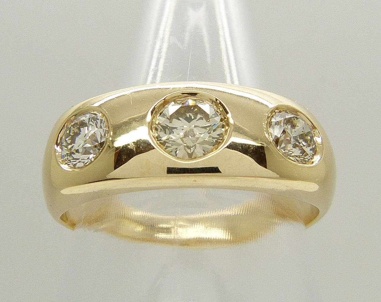 ANILLO GITANO CON DIAMANTE DE 1,06 CT.