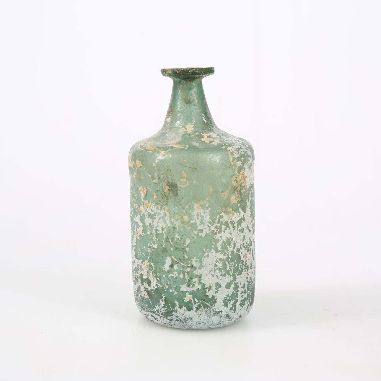 BOTELLA, vidrio, romana, 100-200 d.C.