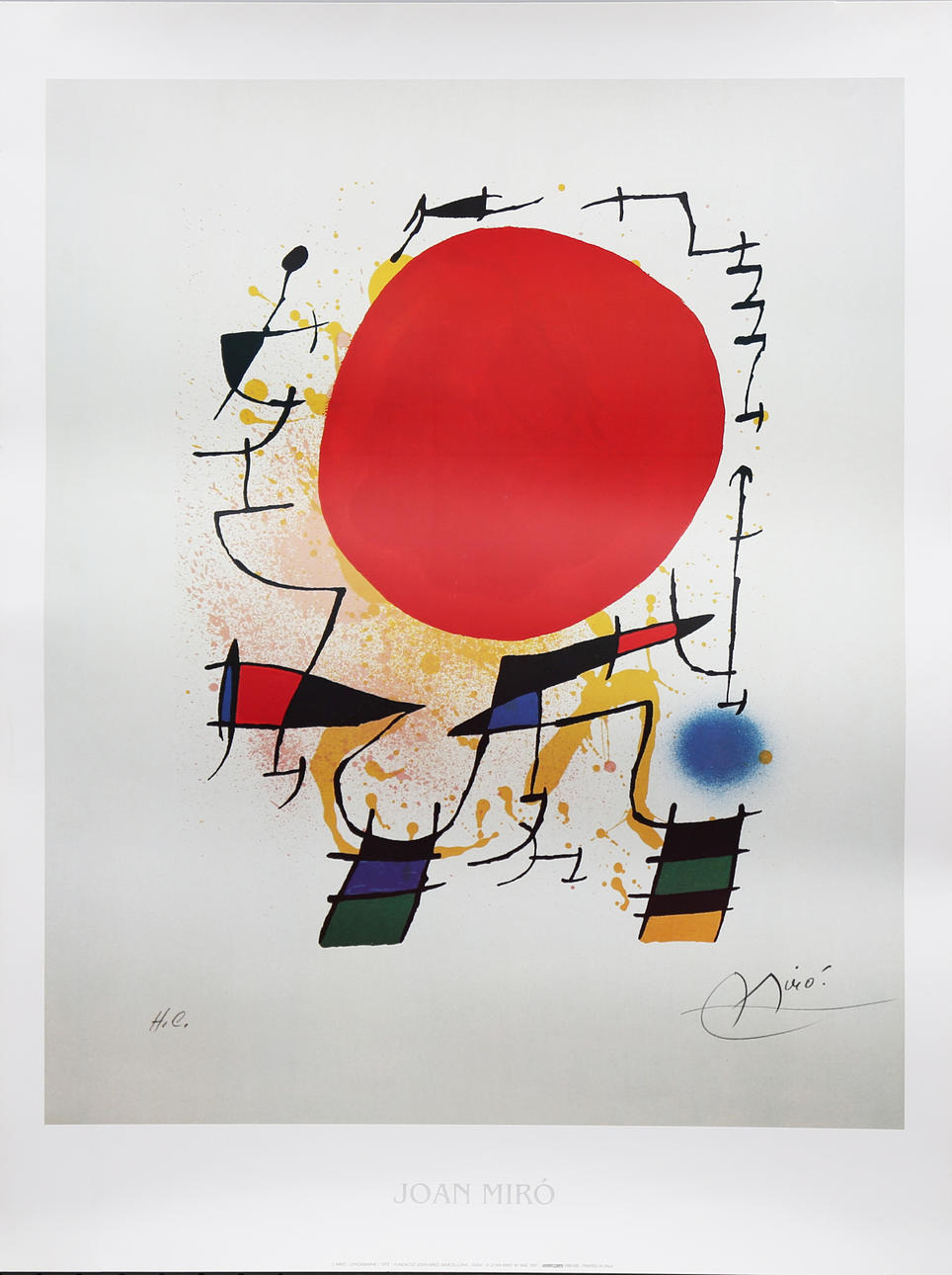 AFTER JOAN MIRÓ. "Litographe I".