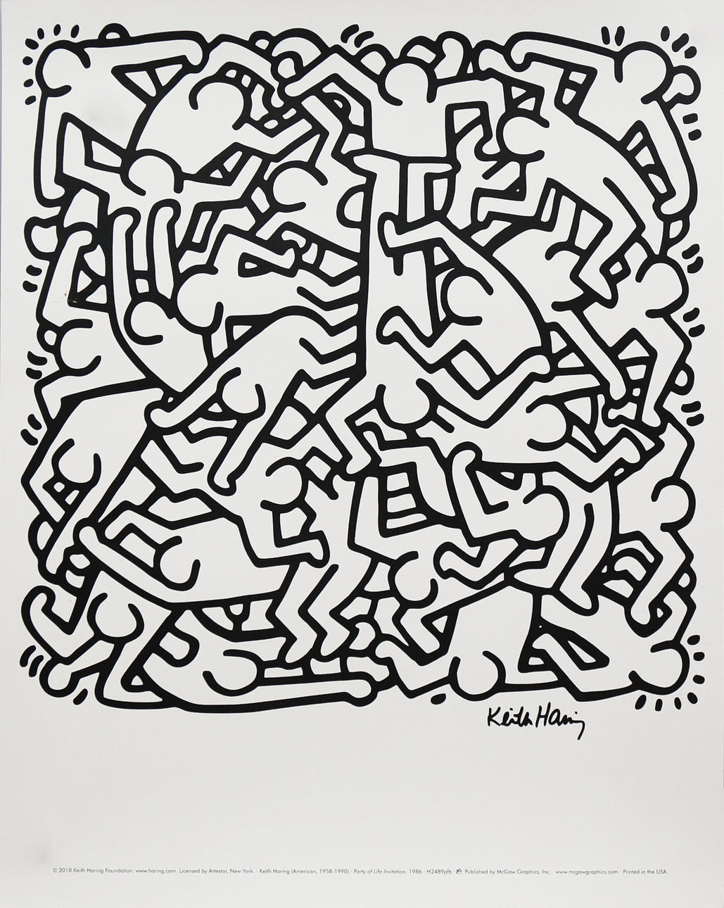 KEITH HARING. EFTER. ”Inbjudan till livets parti”.