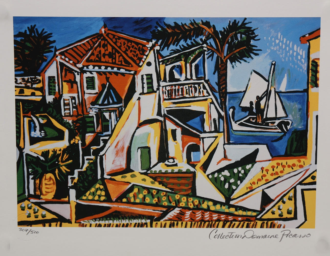 PABLO PICASSO. NACH. "Mittelmeerlandschaft".