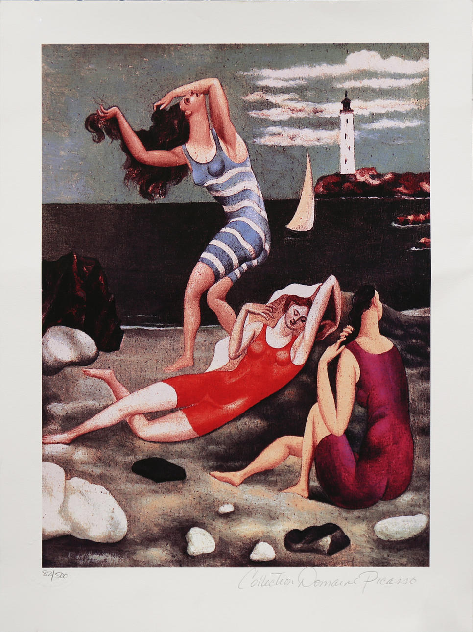 PABLO PICASSO. SEGÚN. "Bañistas".