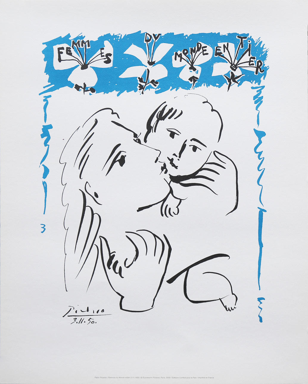 PABLO PICASSO. EFTER. ”Femmes du monde entier”.