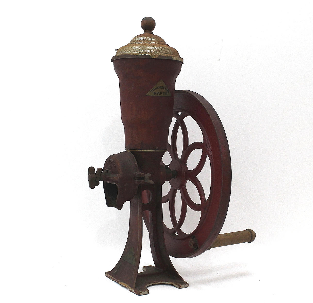KAFFEKVARN, järn, Husqvarna nr 7, Göteborgs Triangelns, tidig 1900-tal.