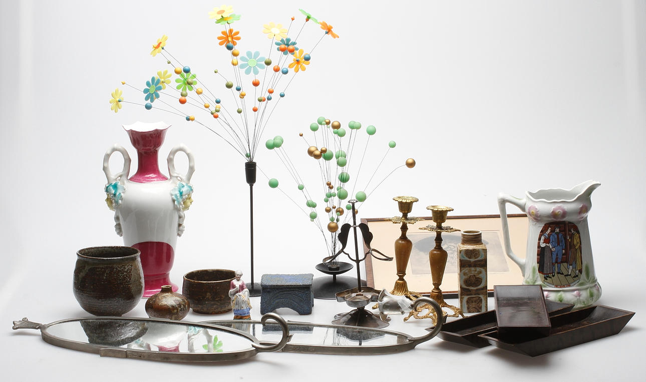 DIVERSE, 1800-1900-tal, bl.a. Edwin Ollers,Rörstrand, Royal Copenhagen.