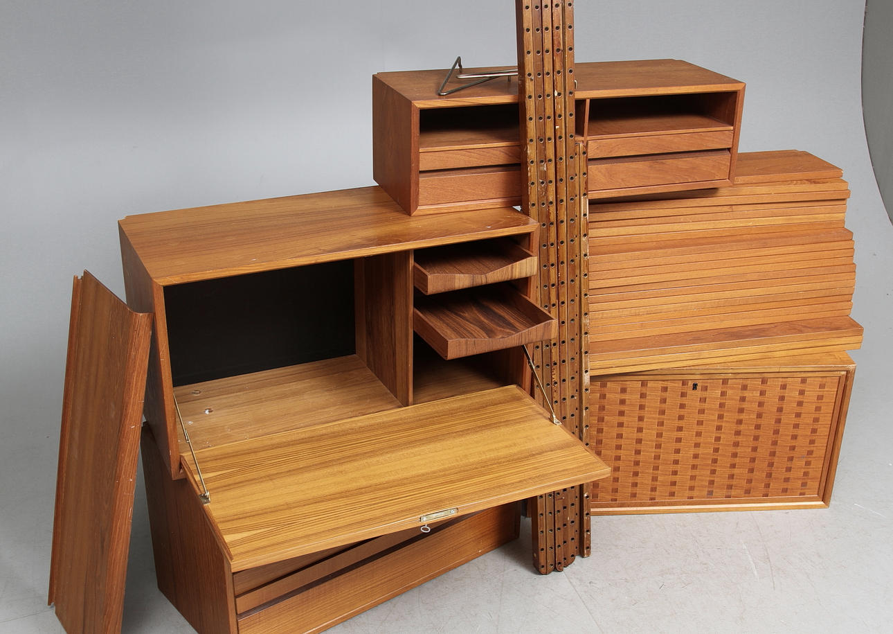 HYLLSYSTEM, "Royal system", Paul Cadovius, Danmark, 1900-talets mitt.