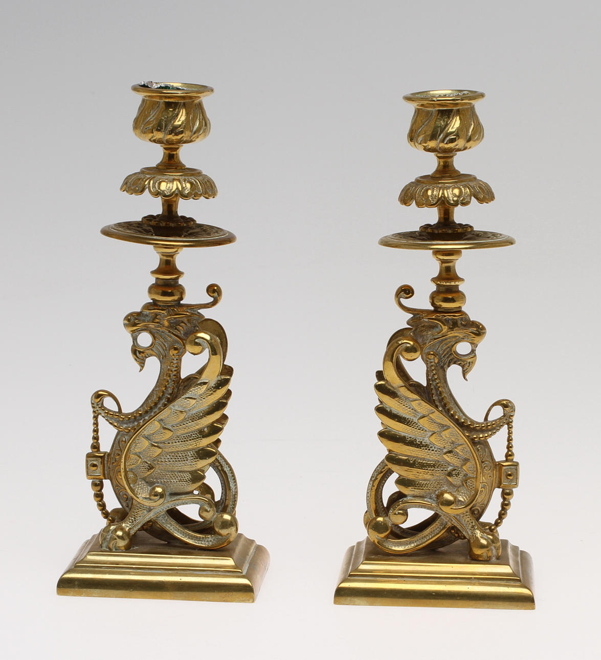 LJUSSTAKAR, 1 par, 1900-tal.