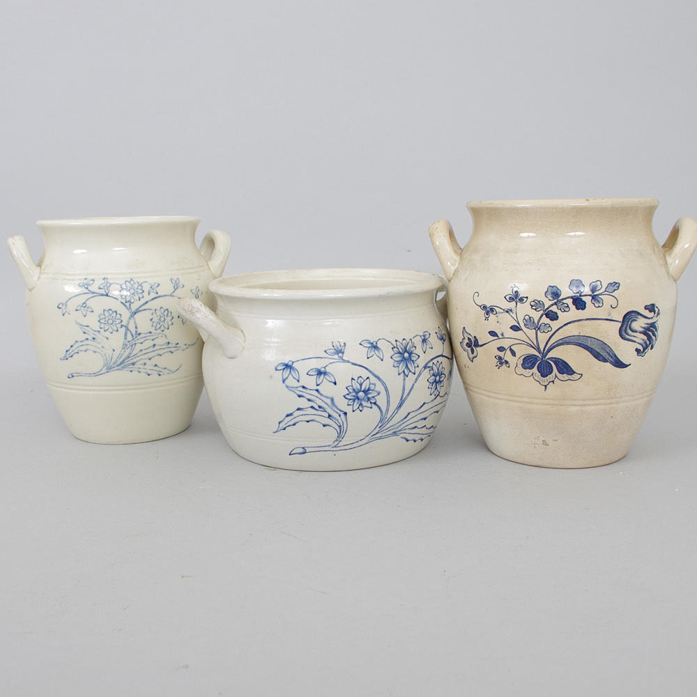 KRUS, blå/vita, Gustavsberg.