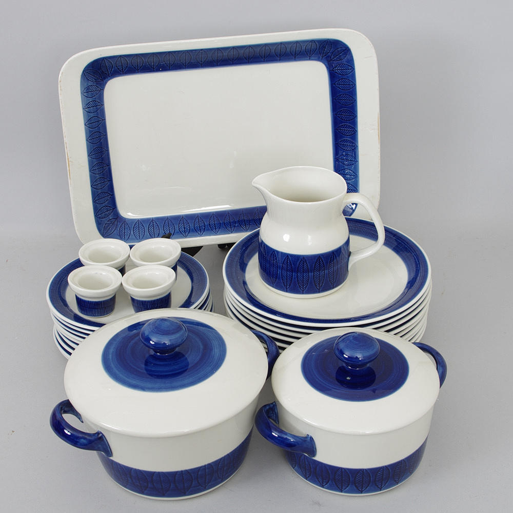 MATSERVIS, "Koka", Rörstrand, design Hertha Bengtsson 1956.