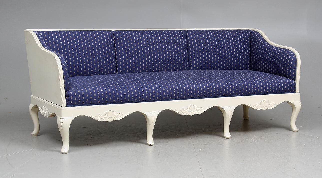 TRÅGSOFFA, rokokostil, 1920-tal.