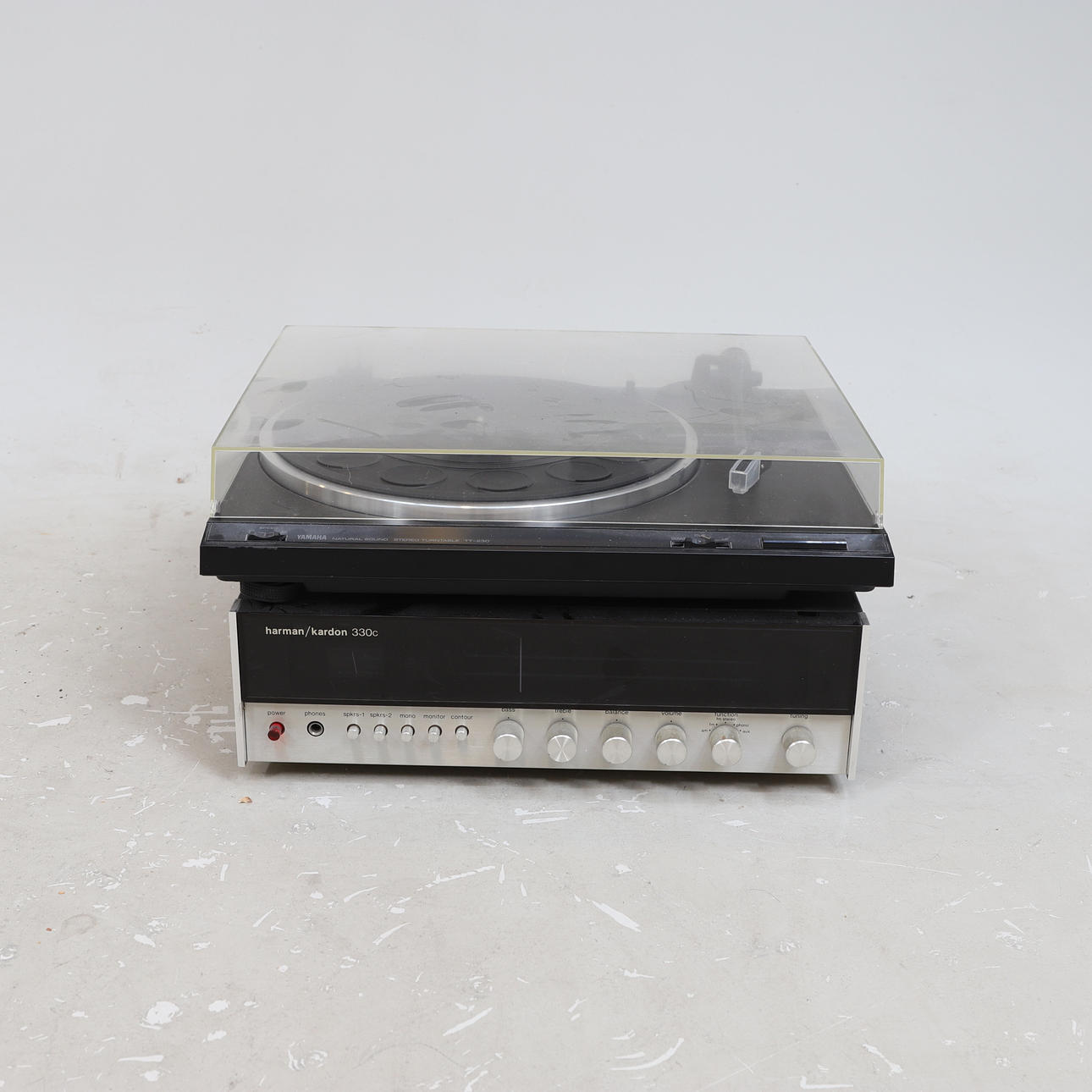 LP-SPELARE samt FÖRSTÄRKARE.