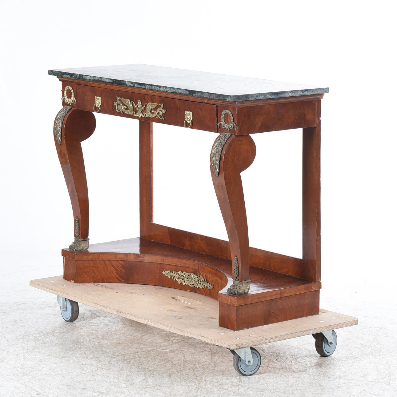 MESA DE CONSOLA, estilo imperio, 18/1900.