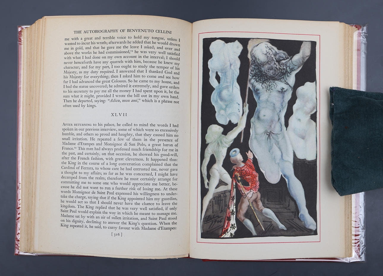 Salvador Dalí: avbildad bok, 1948.