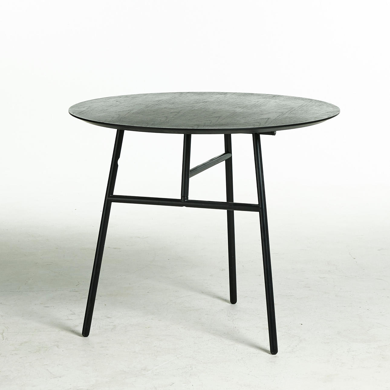 SCHOLTEN & BAIJINGS. "Tilt Top Table", dining table, foldable, for Hay, Denmark.