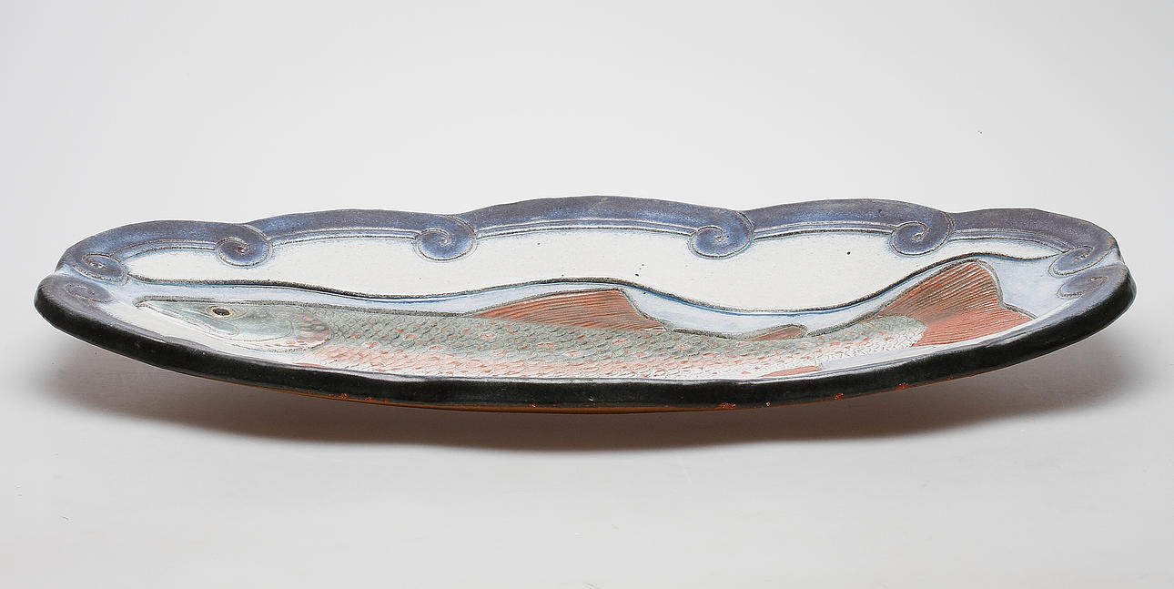 FISKFAT, keramik, Thomas Hellström, Nittsjö.