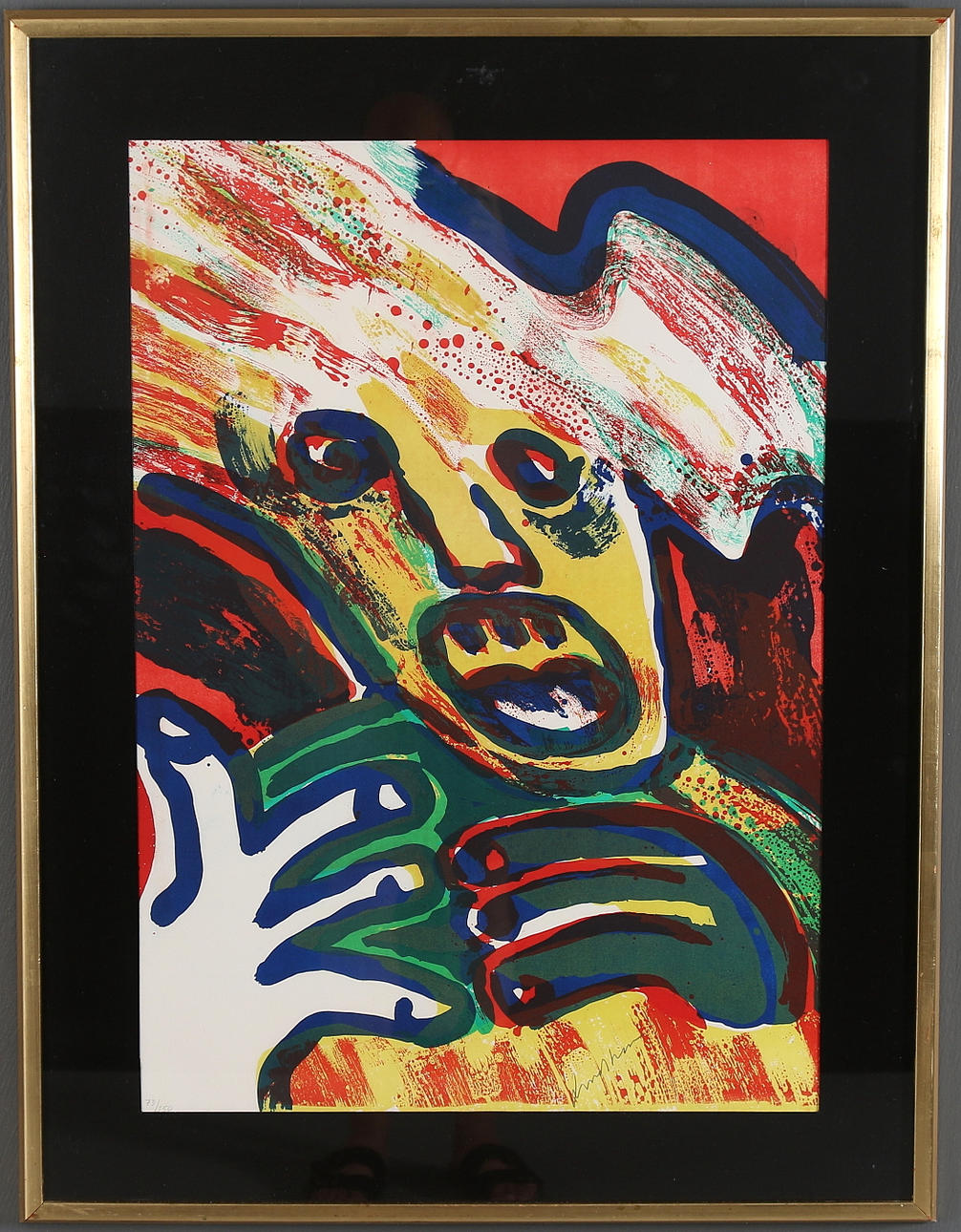 BENGT LINDSTRÖM. "Vindens drottning", litografi, signerad och numrerad 73/150.