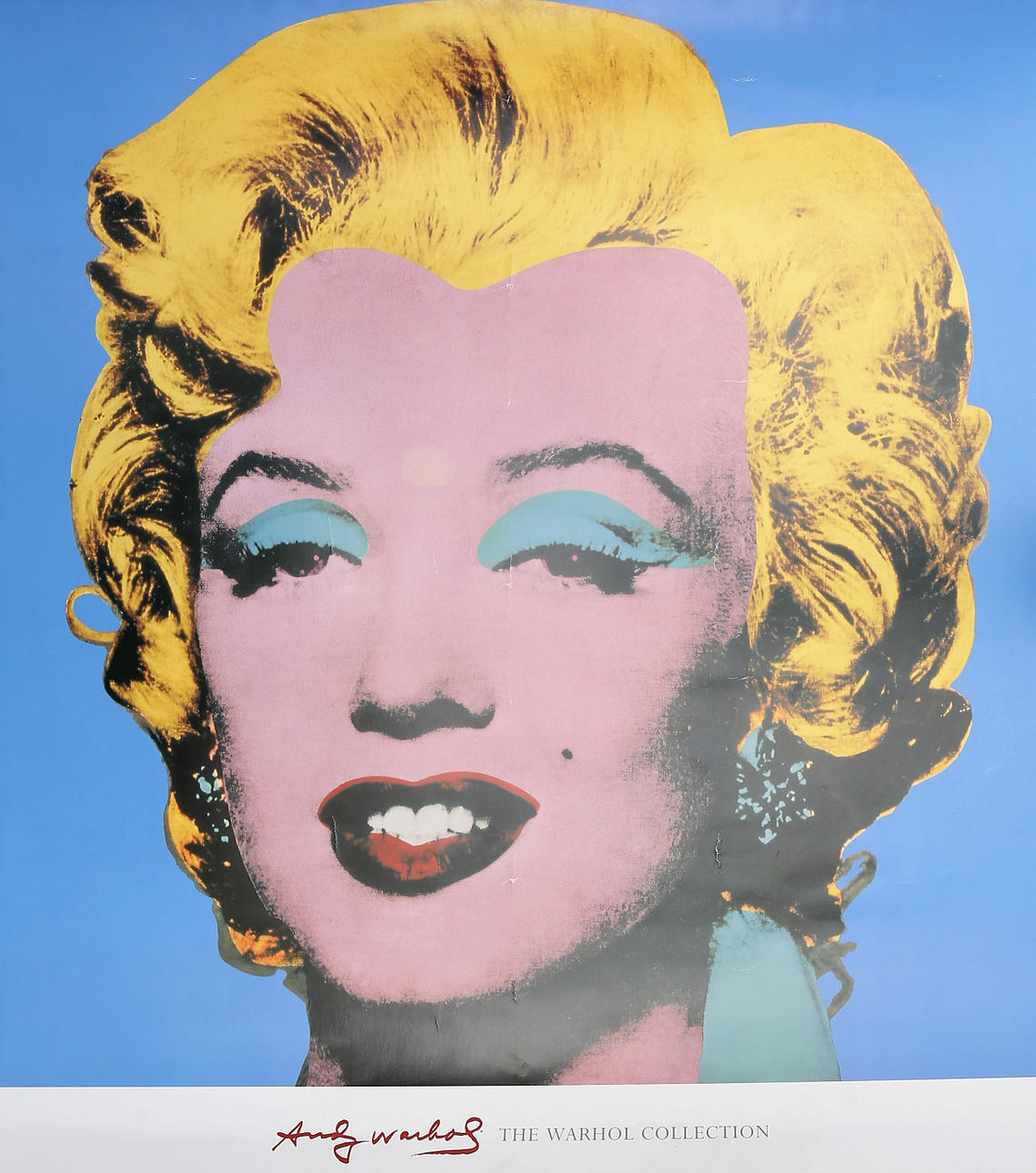 ANDY WARHOL. EFTER. ”Skott Blå Marilyn”.