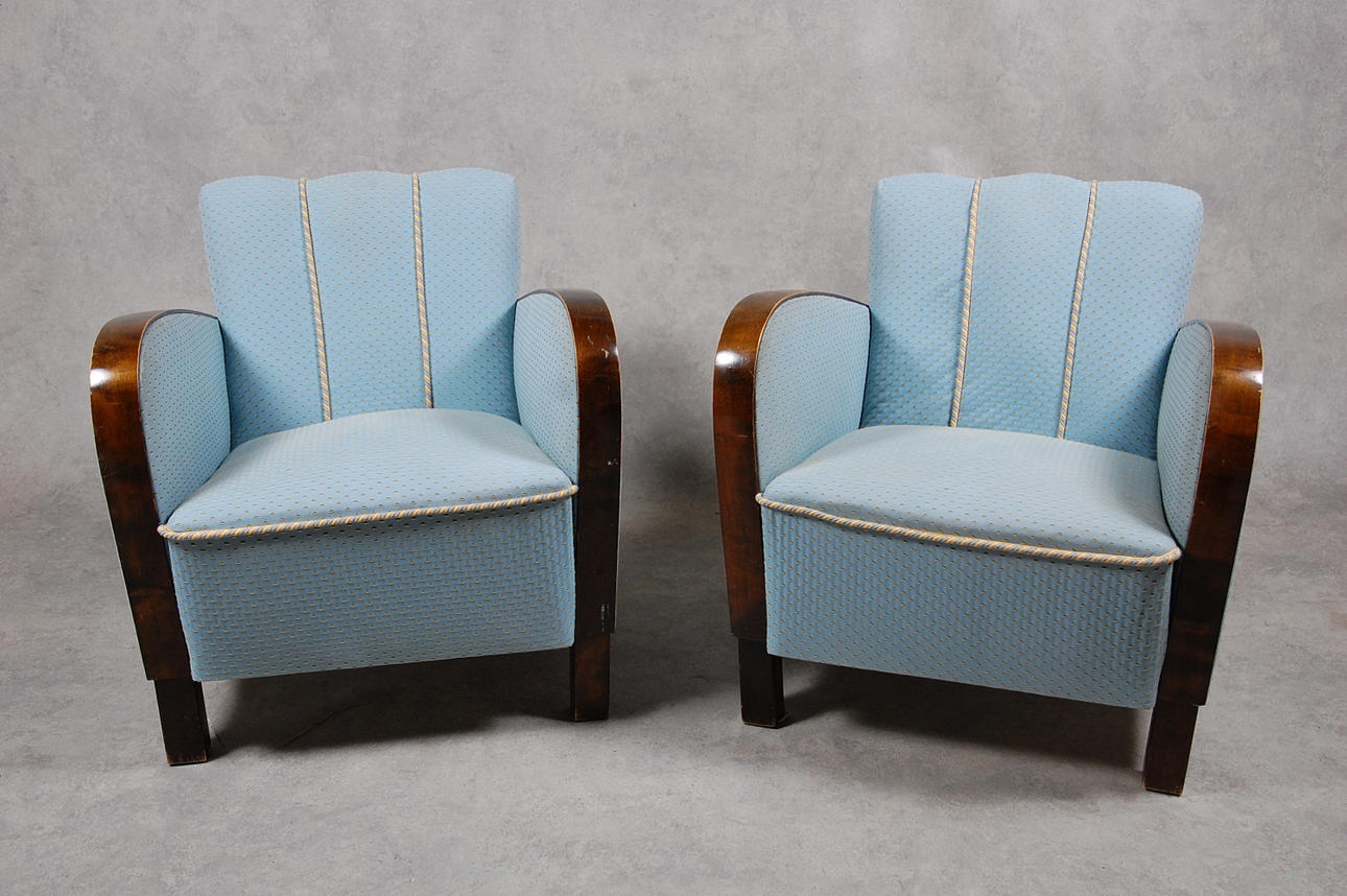 FÅTÖLJER, 1 par, funkis.