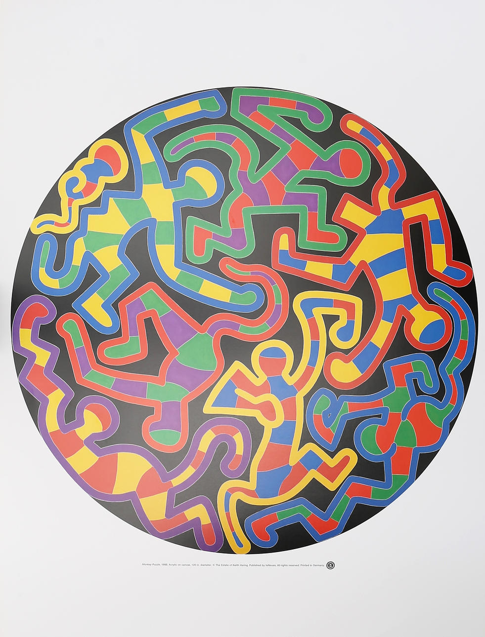 KEITH HARING. NACH. Affen-Puzzle.