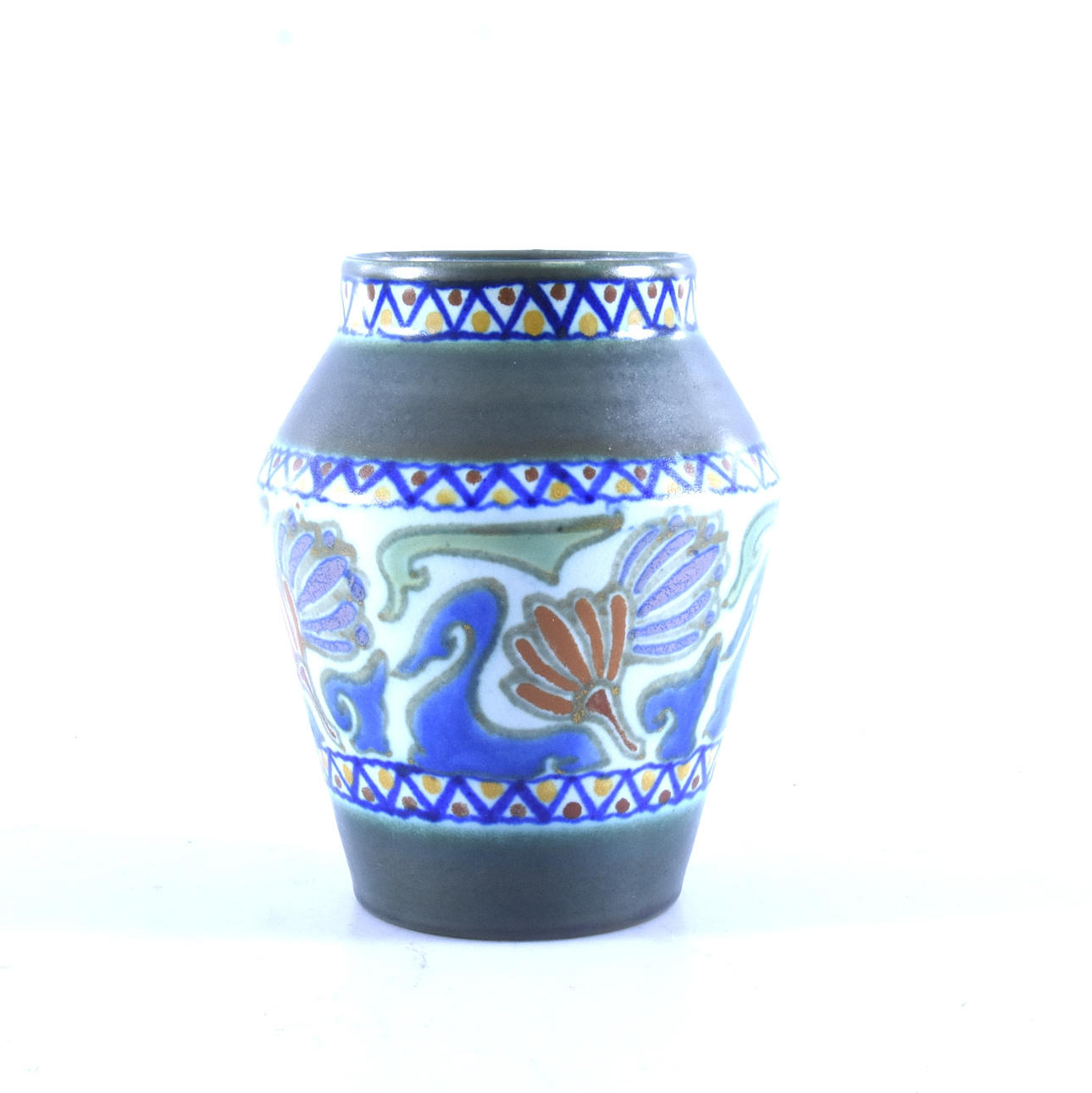 JARRON, cerámica, Goda Holanda.