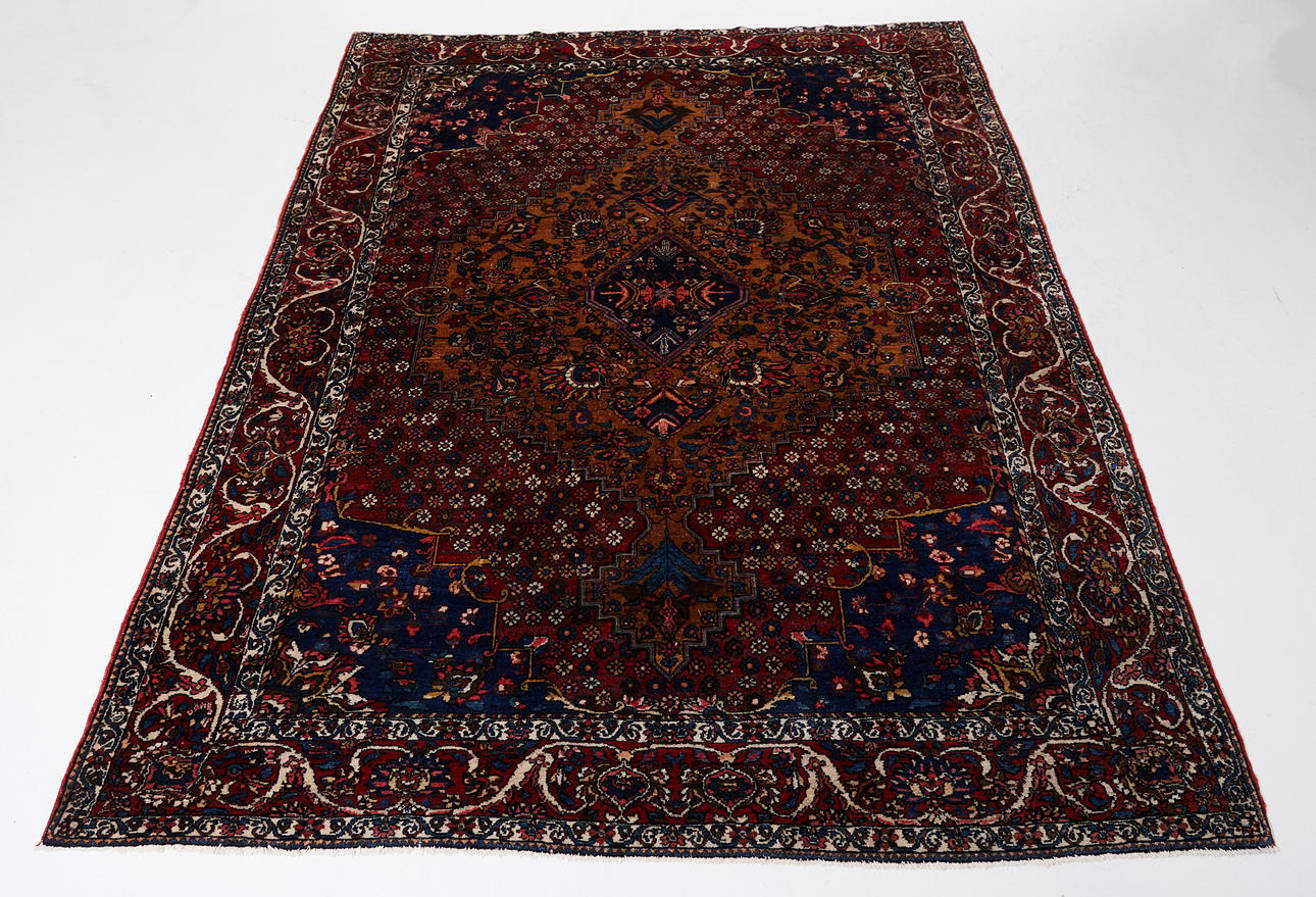 ALFOMBRA, oriental, lana sobre urdimbre de algodón.