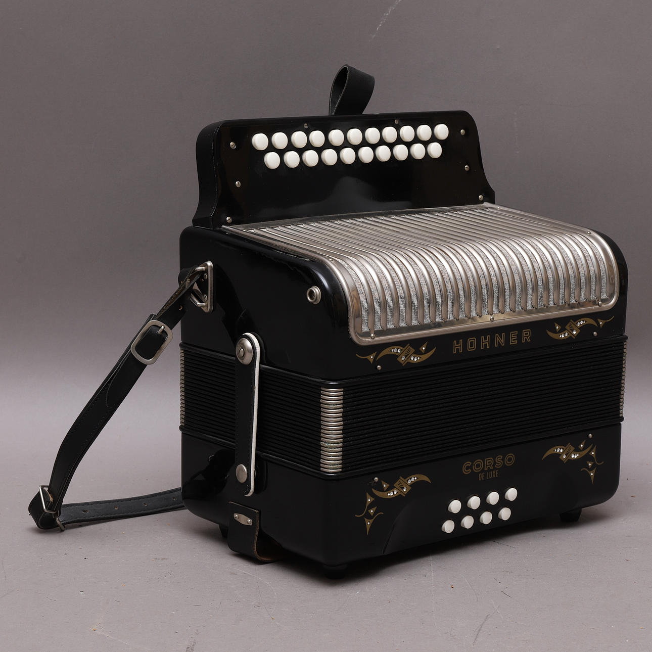 DRAGSPEL, Hohner Corso De Luxe, 1900-tal.