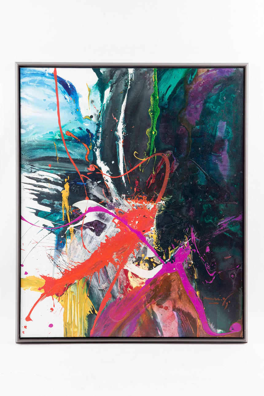 AMRI YAHYA. Amri Yahya, Gemälde, Eruption, 1990.