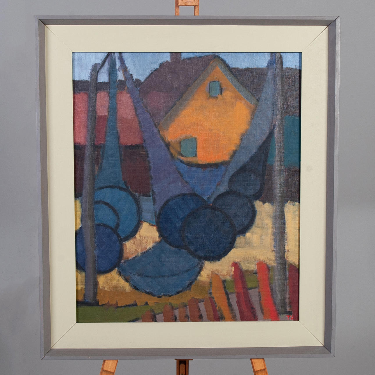 TORSTEN ANDERSTRÖM. Olja på duk. "Ryssjor".