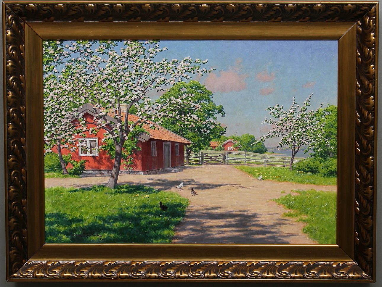 JOHAN KROUTHÉN. Olja på duk. Signerad och daterad 1925.