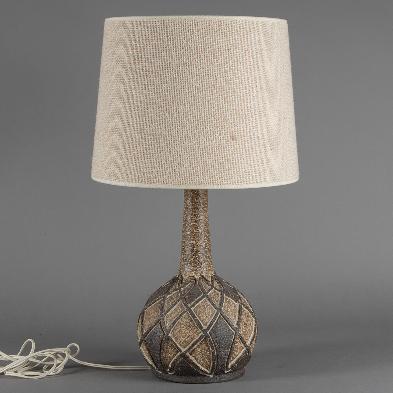 Table lamp, ceramic base, Denmark.