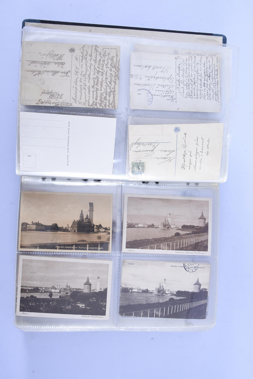 POSTCARD COLLECTION, Baltic Exhibition, Malmö 1914.
