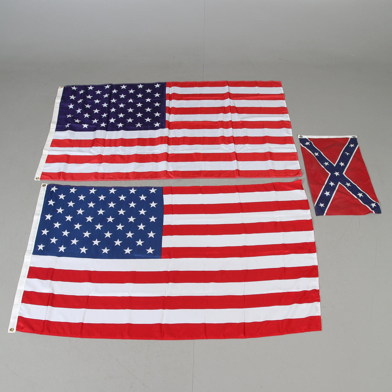 FLAG, 3 stk, Nordamerika, 20. århundrede.