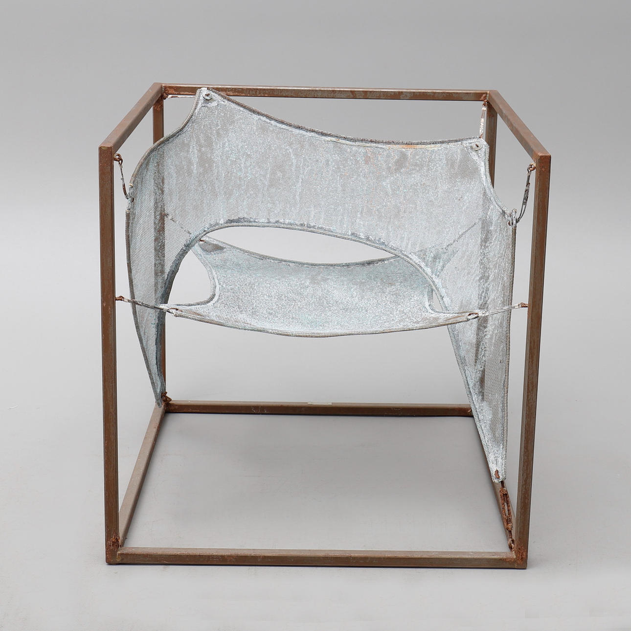 SIGURDUR GUSTAFSSON. "WIND", SESSEL/OBJEKT.