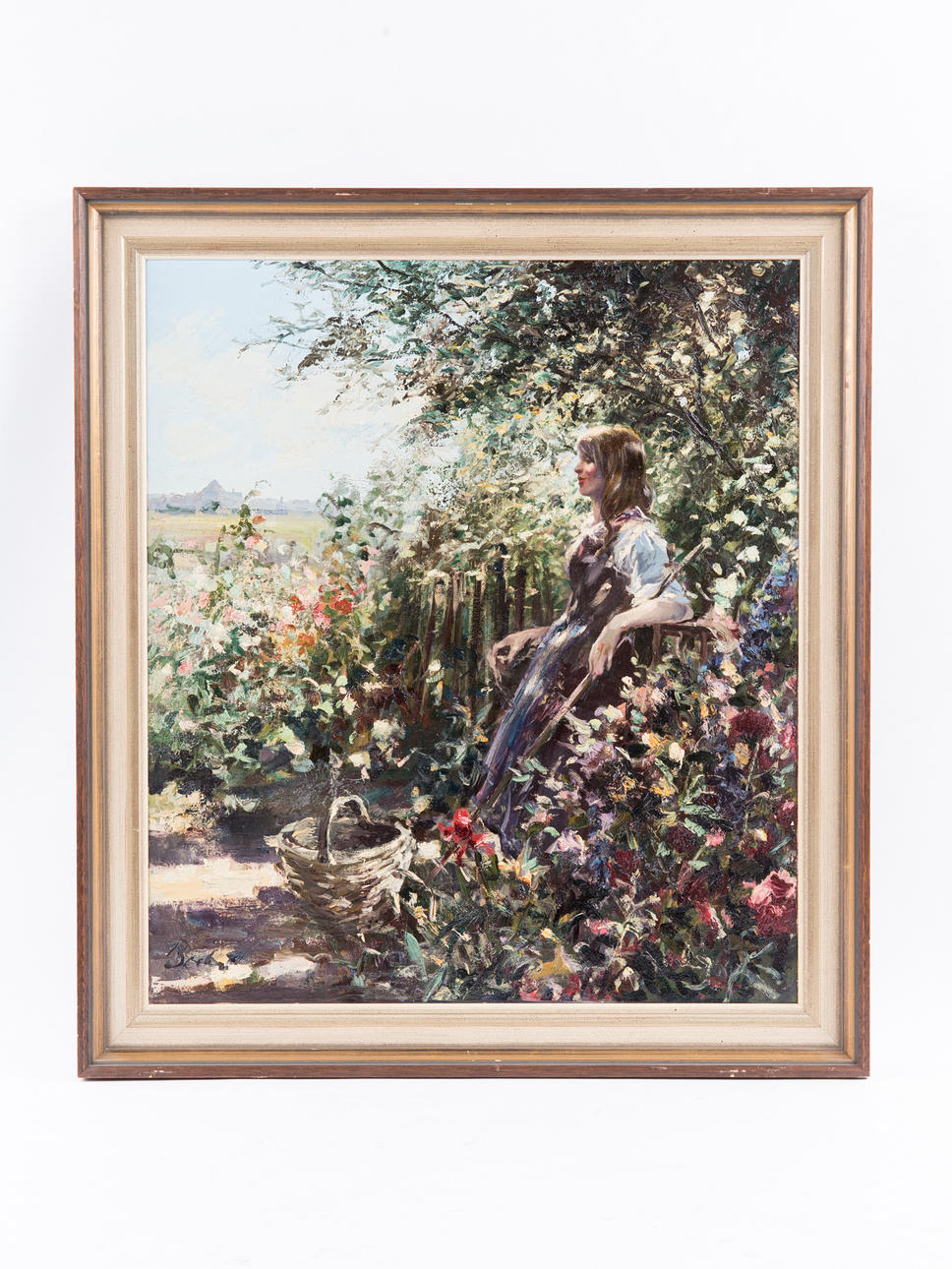 HANS-JÖRG BECKER. Hans-Jörg Becker, maleri, havearbejde.