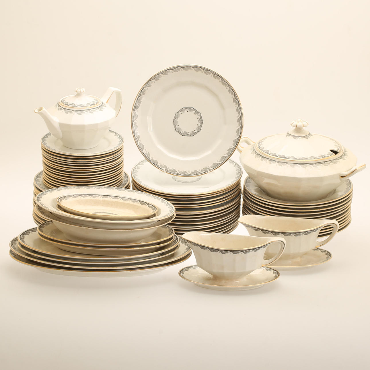 FOOD SERVICE, 78 pieces, flintware, "Ingeborg", Rörstrand.