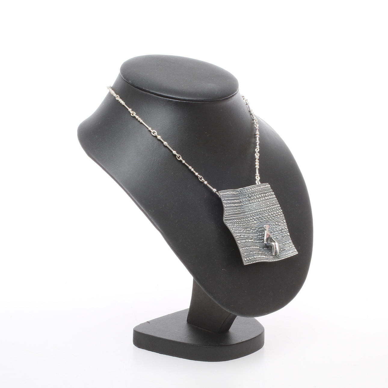 HALSBAND, silver, troligen Jorma Laine för Kultateollisuus Ky, Åbo, 1969.