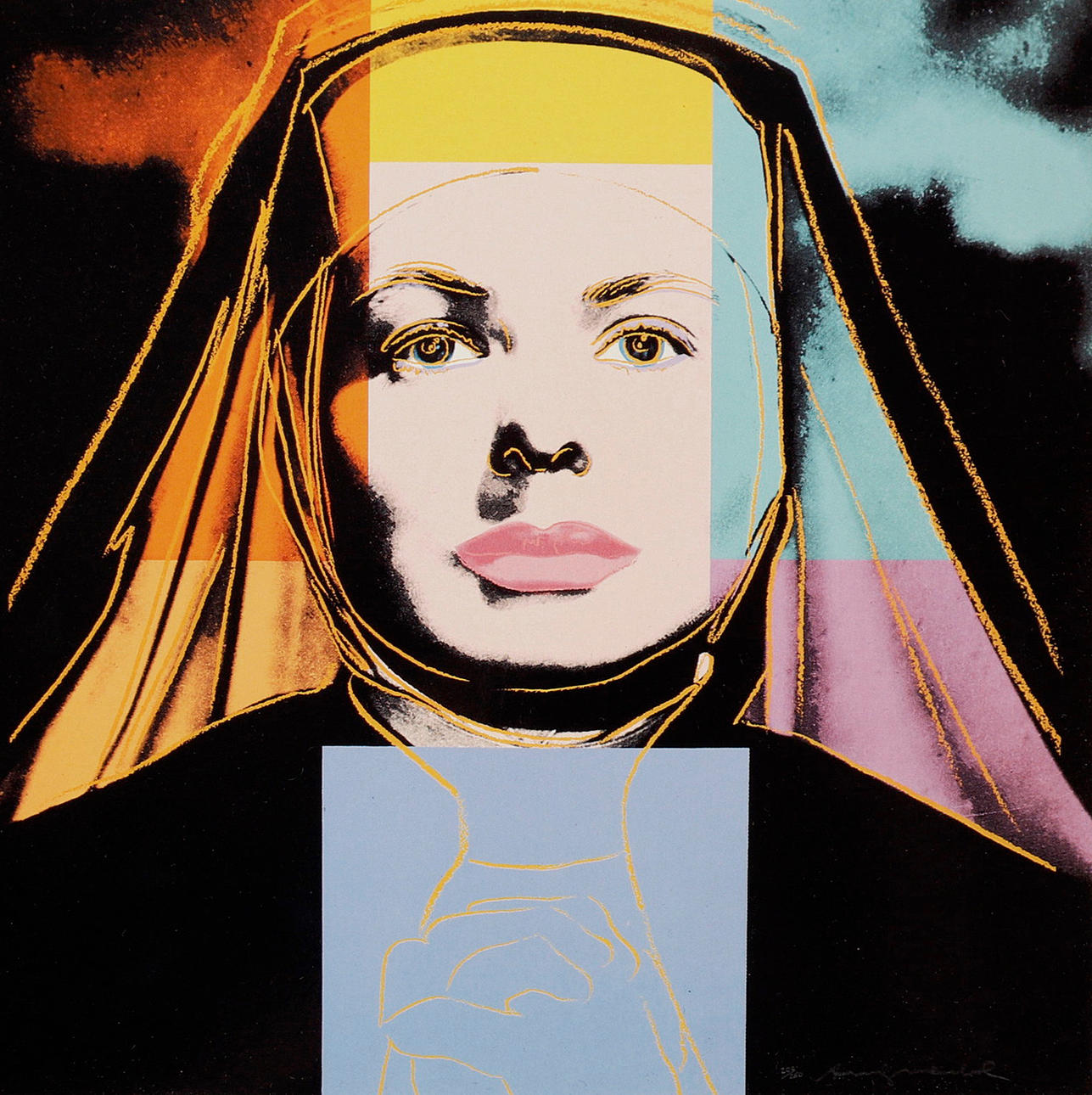 ANDY WARHOL. EFTER. ”Ingrid Bergman. Nunnan”.