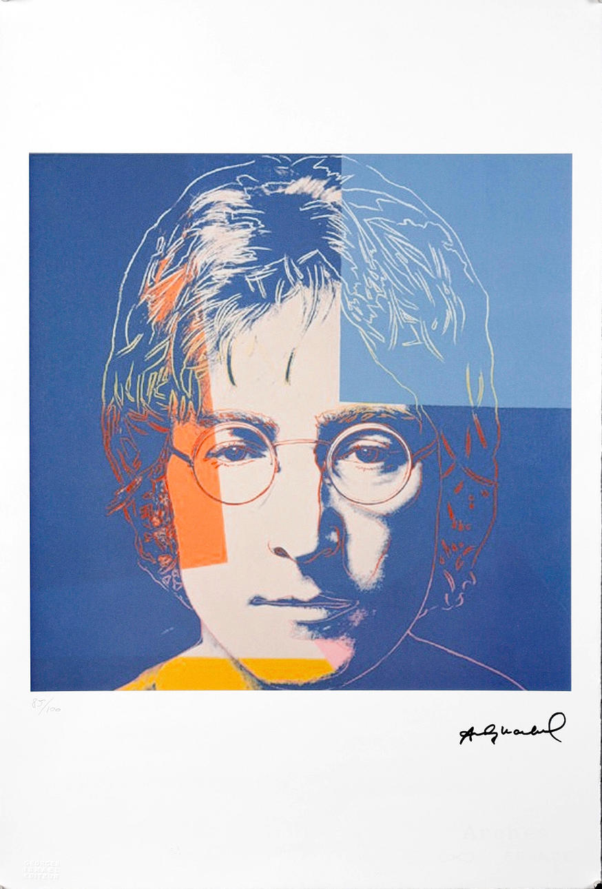 AFTER ANDY WARHOL. John Lennon.