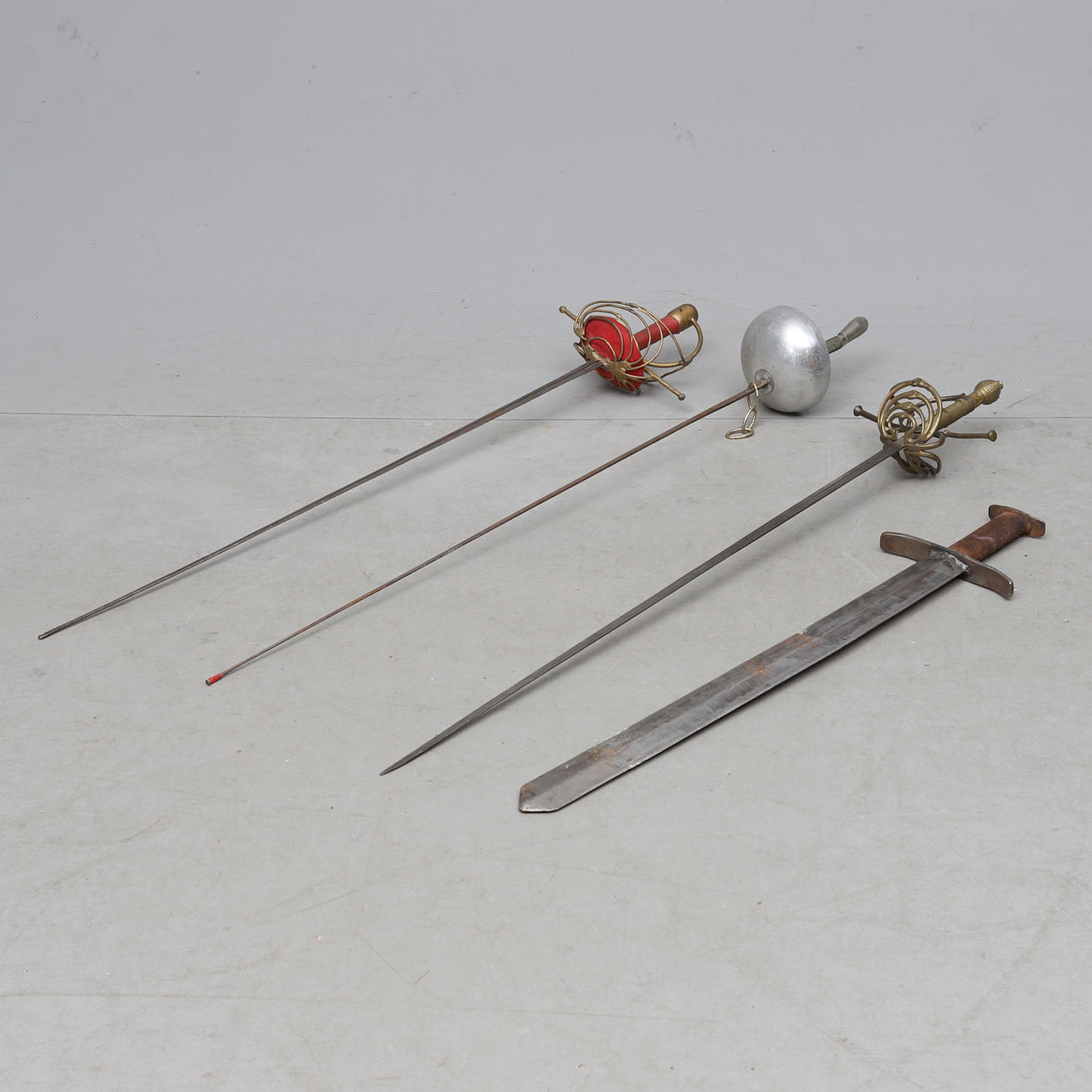FLORET and SWORD, 3 pcs, decoration, 1900s.