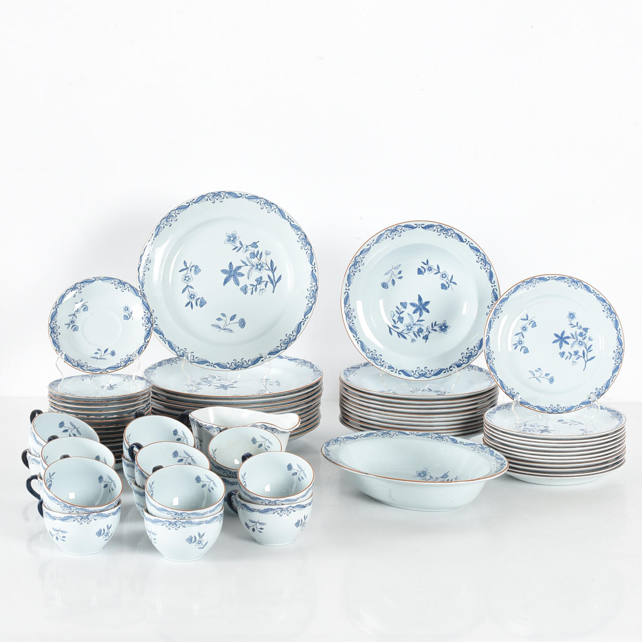 SERVIS, 70 delar, porslin, "Ostindia", Rörstrand.