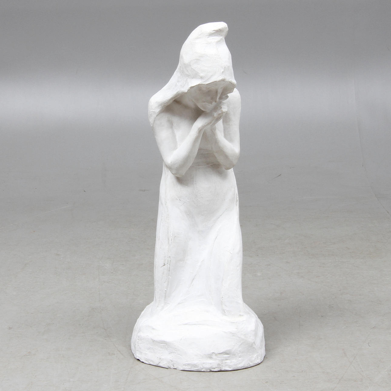 HARALD SÖRENSEN-RINGI. EFTER. Skulptur, gips, märkt "Sörensen-Ringi Paris 1898".