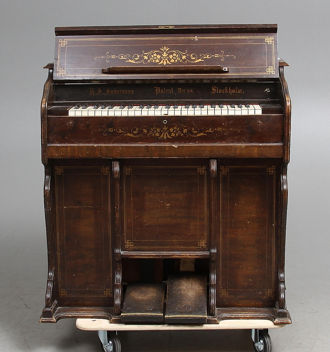 TRAMPORGEL, K.A Andersson, Stockholm, 1800 talets slut.