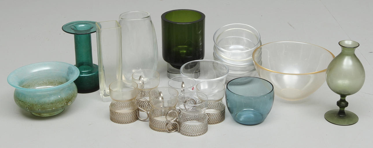 PARTI GLAS, 20 delar, bland annat Iittala.